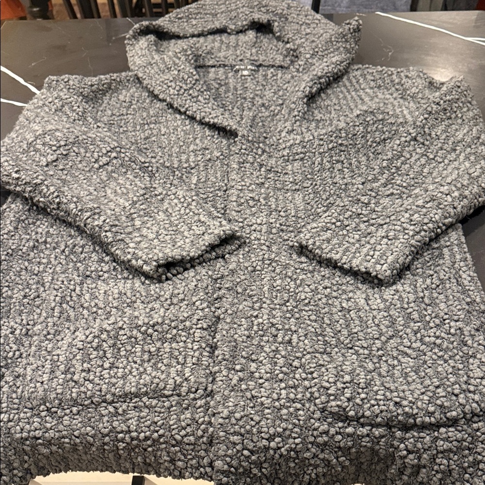 Barefoot Dreams Charcoal Women’s Sweater - Picture 3 of 5